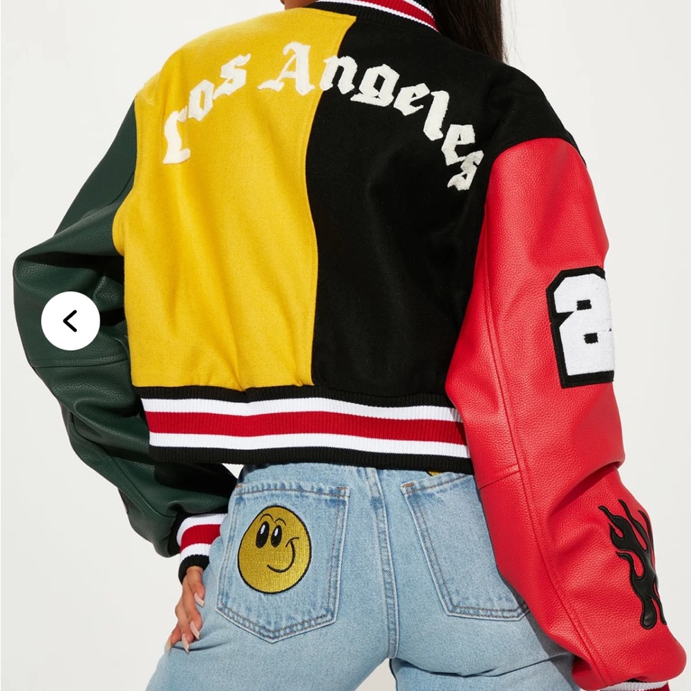 F U Varsity Jacket - Multicolor - Picture 3 of 4